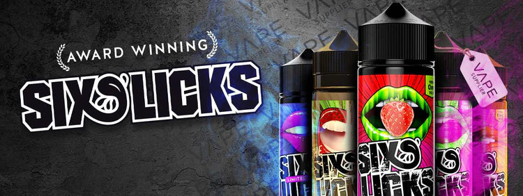 Six Licks Tongue Twisters Nic Salt + Shortfills + Nic Shots