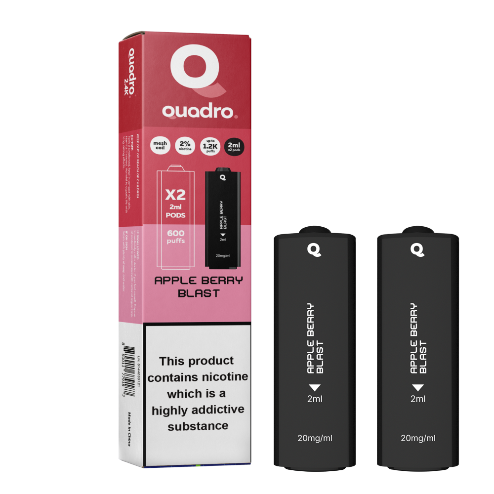 Apple Berry Blast - Quadro Prefilled Pod