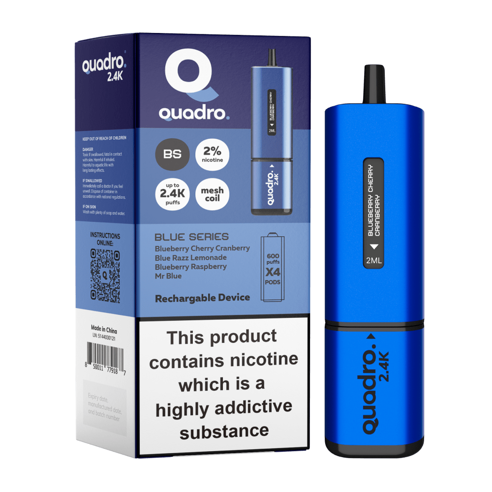 Quadro 4-in-1 Series Pod Vape Kit 2400