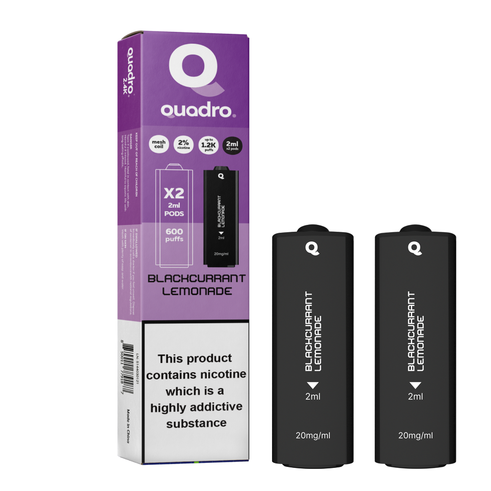 Blackcurrant Lemonade - Quadro Prefilled Pod