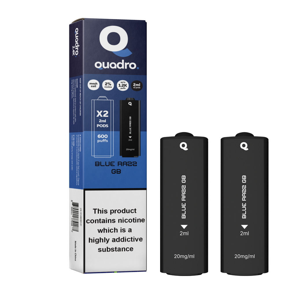 Blue Razz GB - Quadro Prefilled Pod