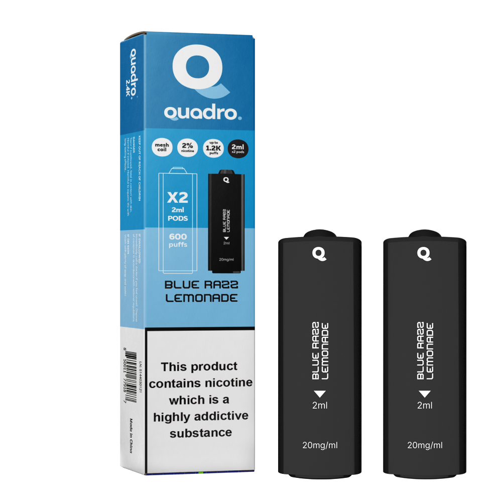 Blue Razz Lemonade - Quadro Prefilled Pod