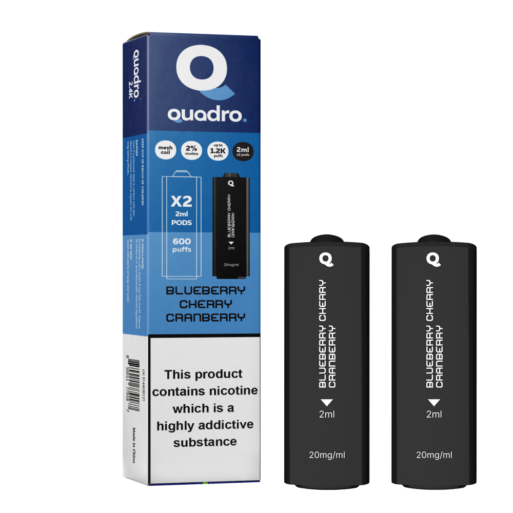 Blueberry Cherry Cranberry - Quadro Prefilled Pod