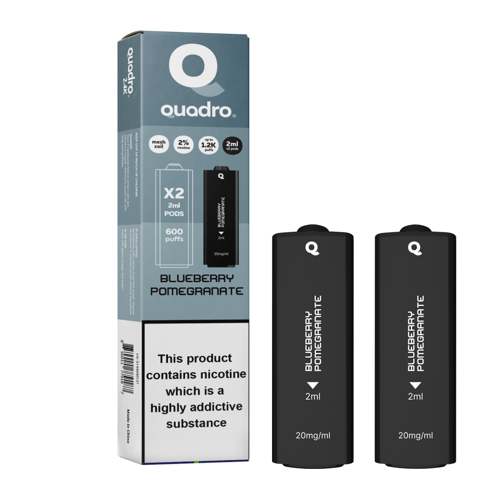 Blueberry Pomegranate - Quadro Prefilled Pod