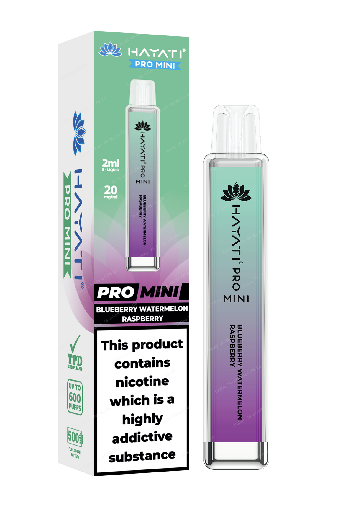 Pack Of 4 - Hayati Pro Mini Disposable 600 Puffs