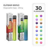 ELFBAR 600V2 Disposable Vape - 20mg