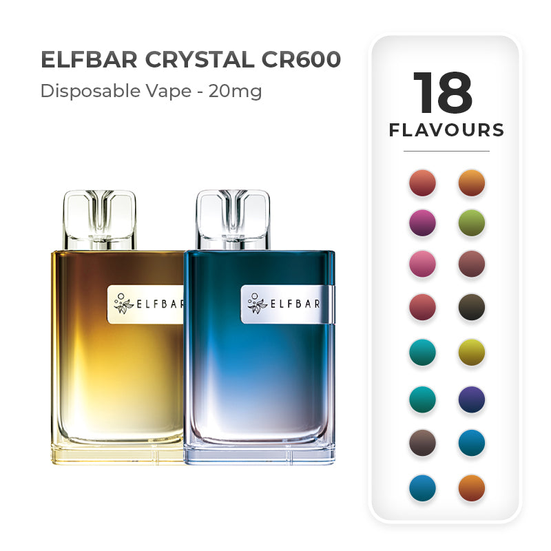 ELFBAR Crystal CR600 Disposable Vape - 20mg