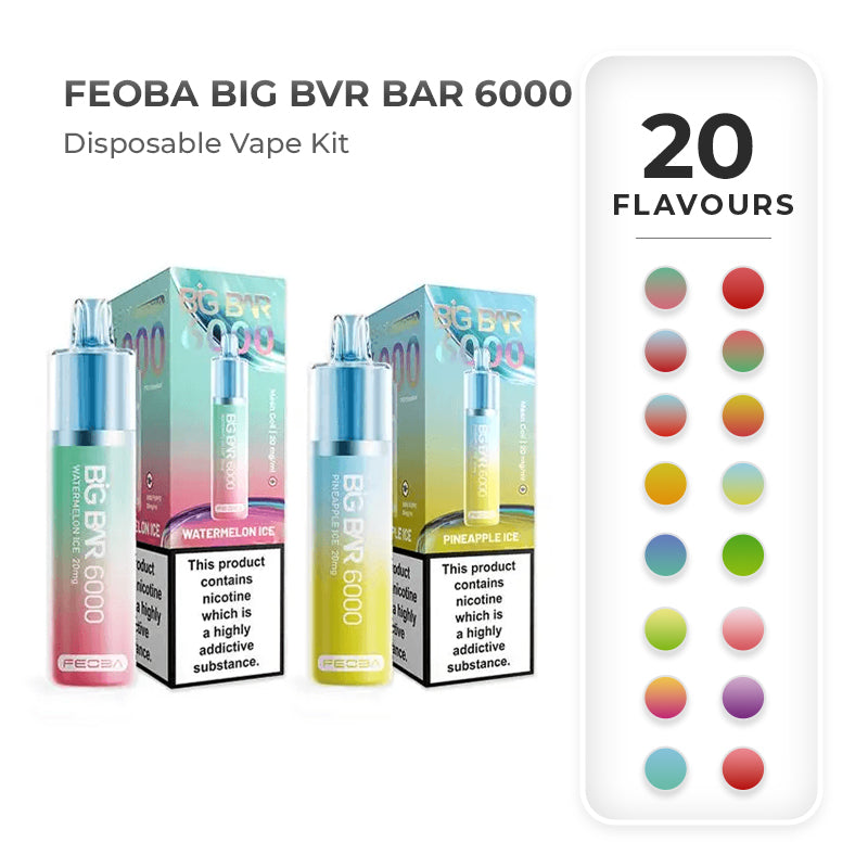 FEOBA Big BVR Bar 6000 Disposable Vape Kit