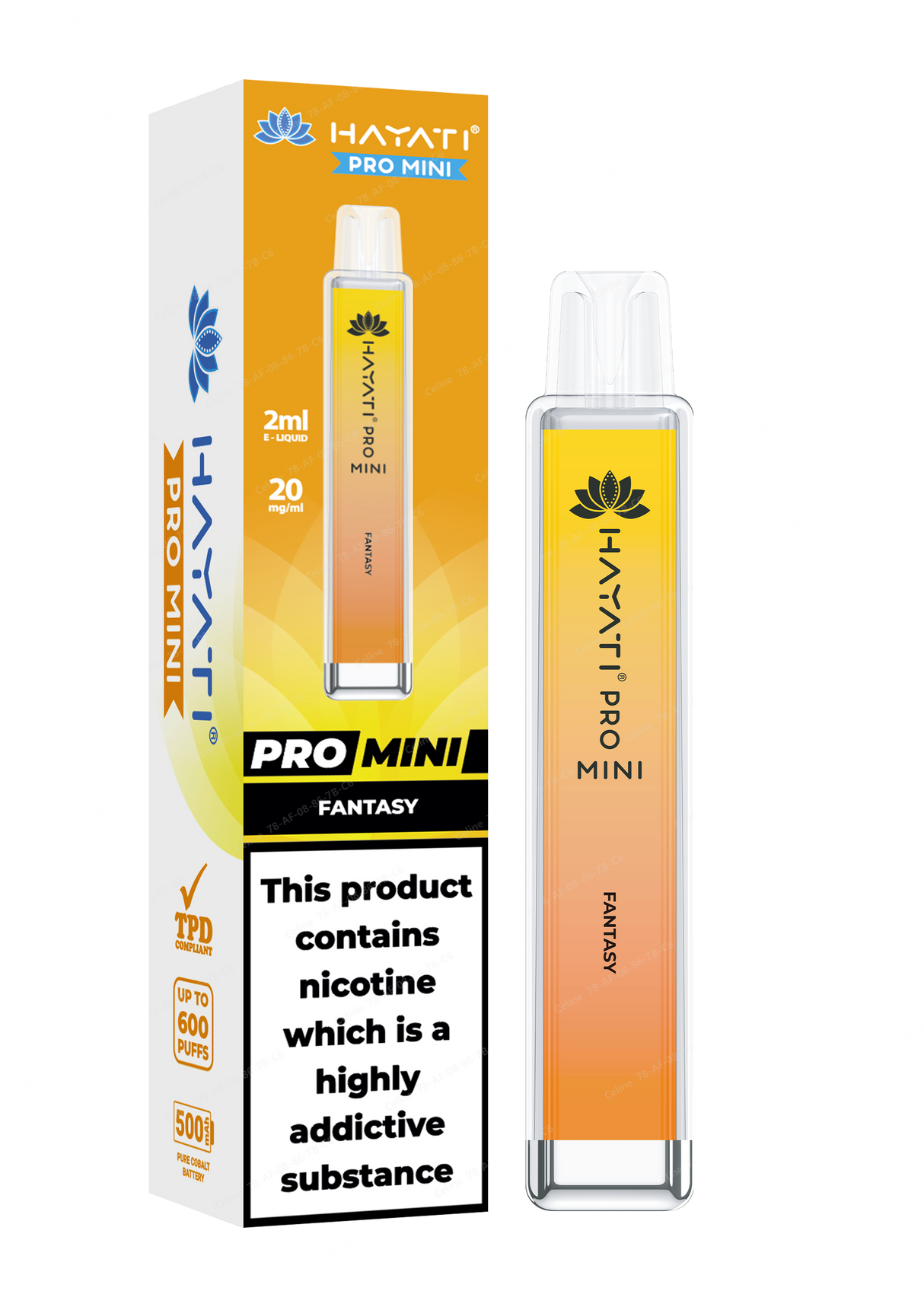 Pack Of 4 - Hayati Pro Mini Disposable 600 Puffs