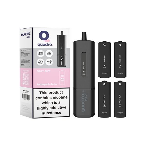 Fruit Gum - Quadro 4 In 1 Black Series Vape