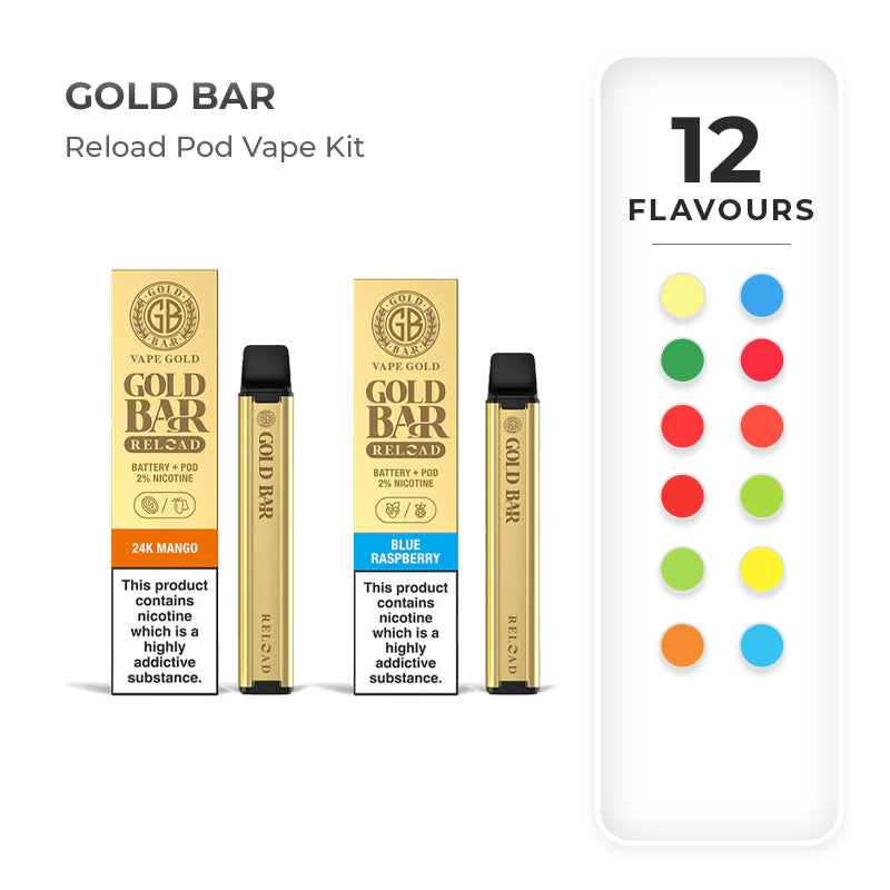 Reload Pod Vape Kit 20mg - Gold Bar