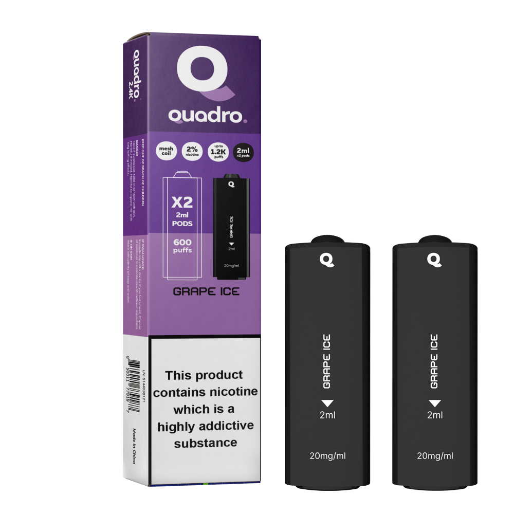 Grape Ice - Quadro Prefilled Pod