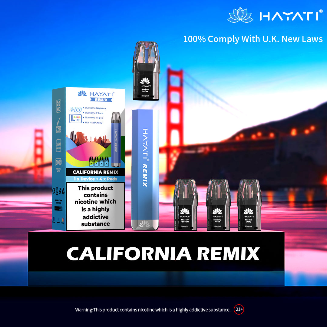 Hayati Remix 2400 Prefilled Pods (Pack OF 4 PODS)