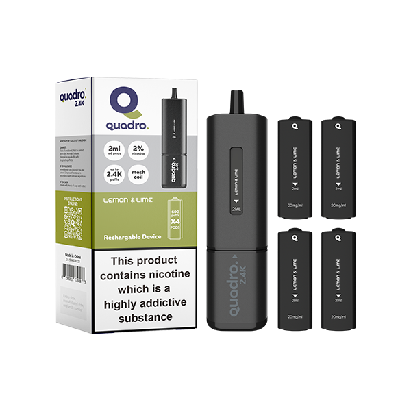 Lemon & Lime - Quadro 4 In 1 Black Series Vape