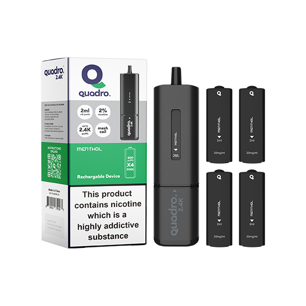 Quadro Black Series 2.4K Pod Vape Kit