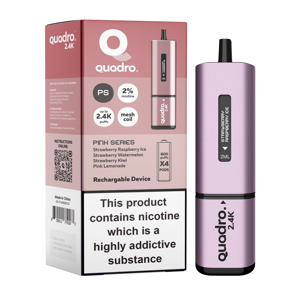 Quadro 4-in-1 Series Pod Vape Kit 2400