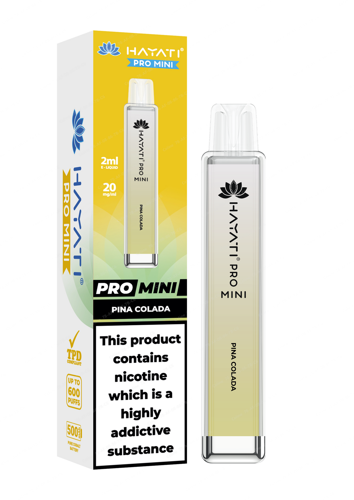 Pack Of 4 - Hayati Pro Mini Disposable 600 Puffs