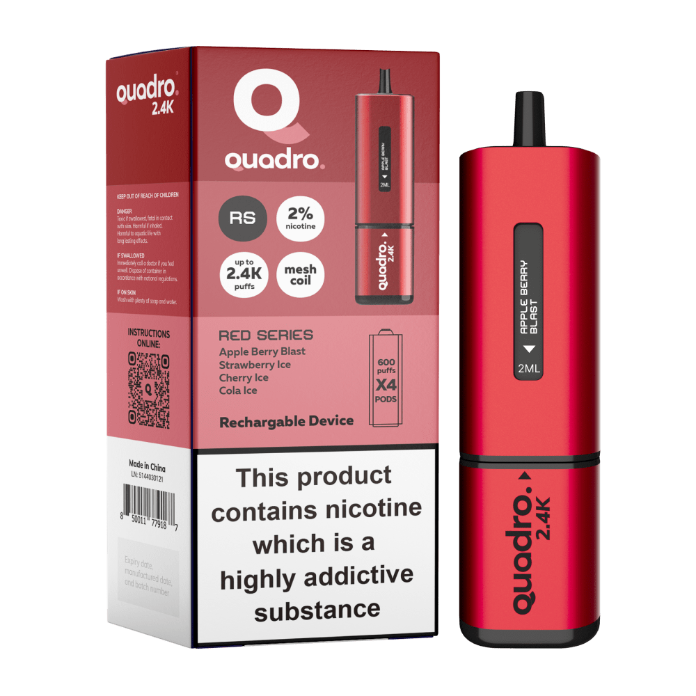 Quadro 4-in-1 Series Pod Vape Kit 2400