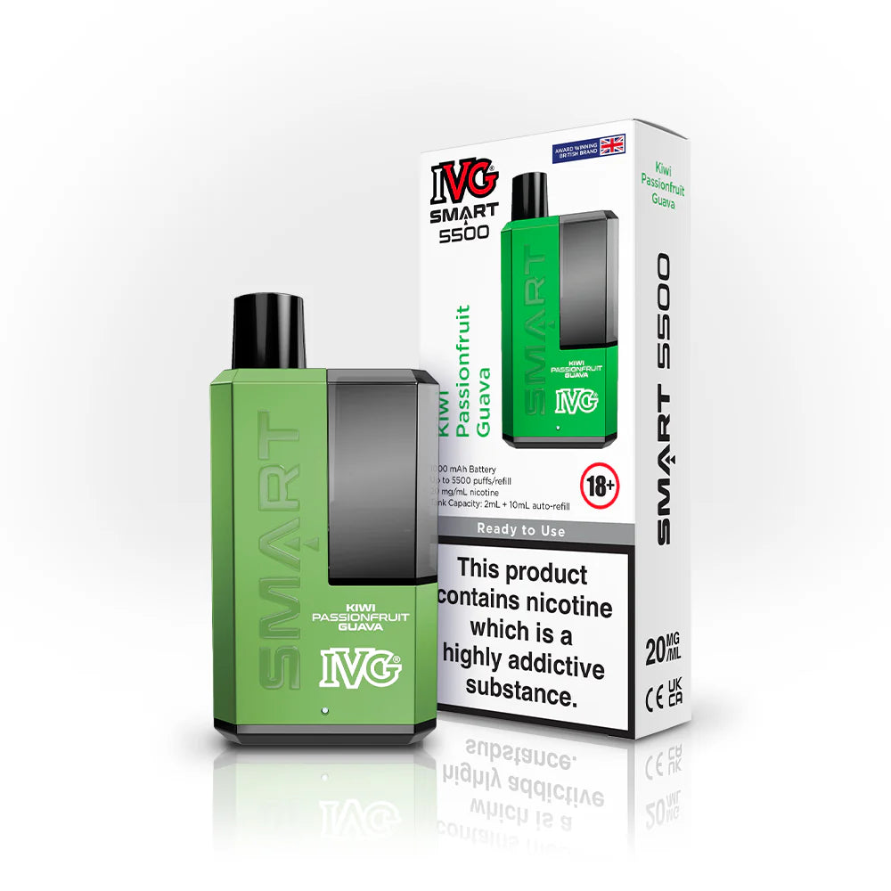 IVG Smart 5500 Refillable Disposable Rechargeable Vape Kit