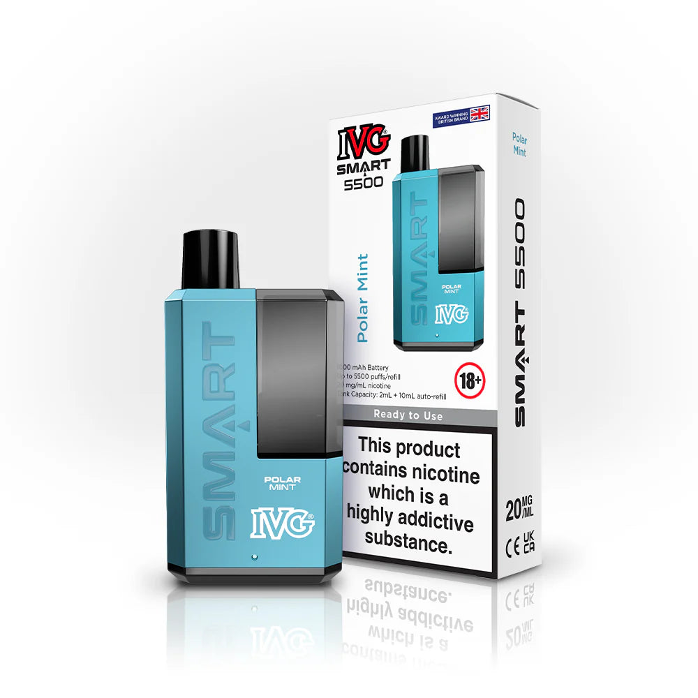 IVG Smart 5500 Refillable Disposable Rechargeable Vape Kit