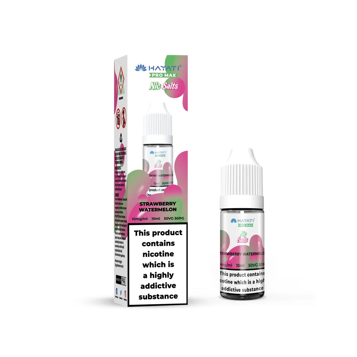 Hayati Pro Max Nic Salt E-Liquid Strawberry Watermelon - 10ml