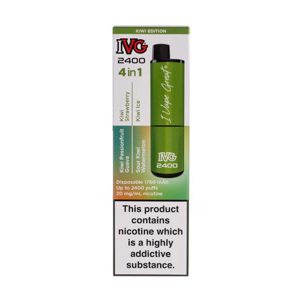 Kiwi Edition (New) - IVG 2400 Disposable Vape 4 IN 1