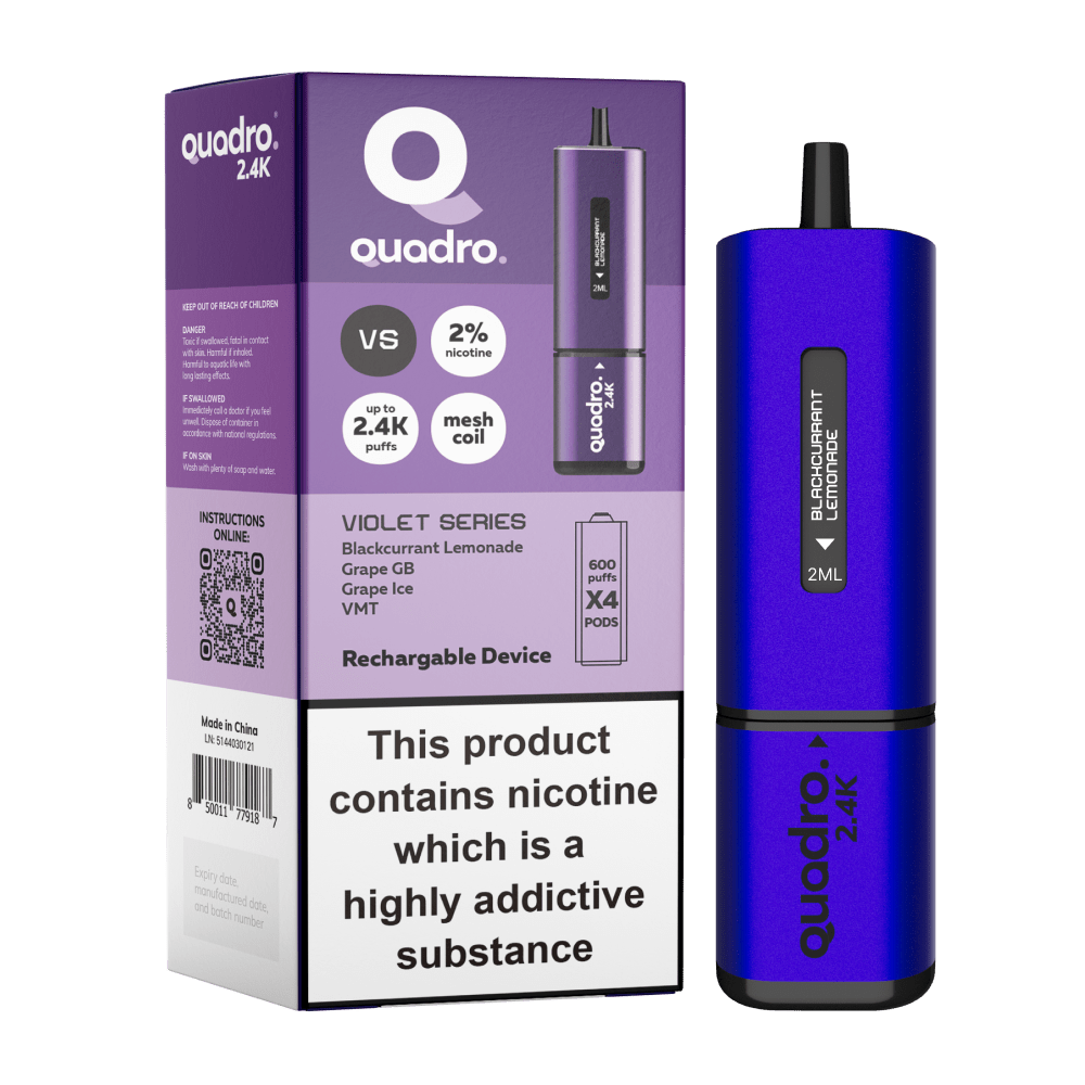 Quadro 4-in-1 Series Pod Vape Kit 2400