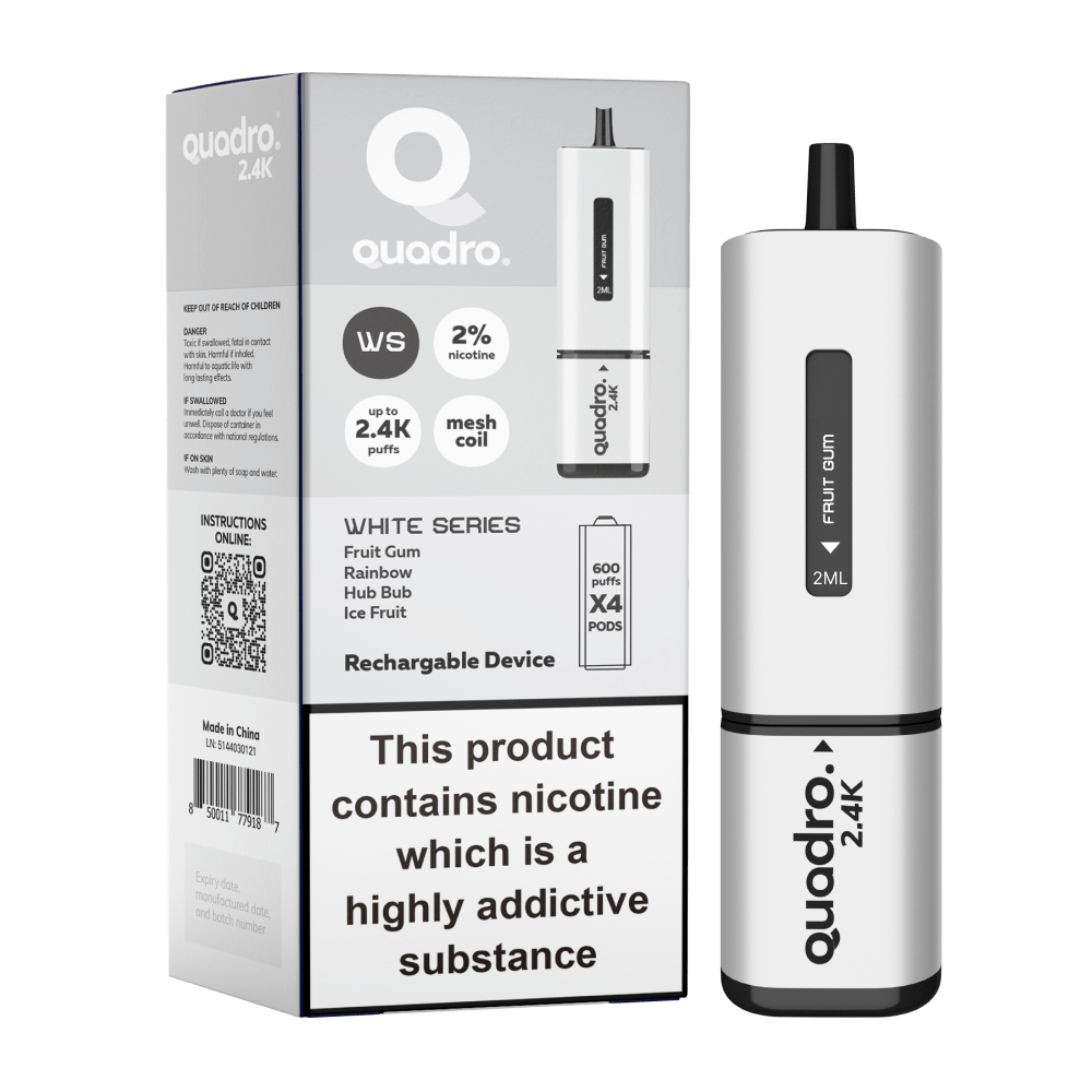 Quadro 4-in-1 Series Pod Vape Kit 2400