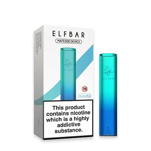 Aurora Blue- ElfBar Mate 500 Vape Kit Device