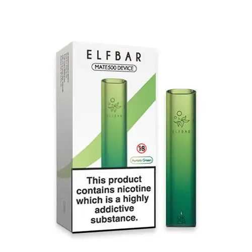 Aurora Green- ElfBar Mate 500 Vape Kit Device