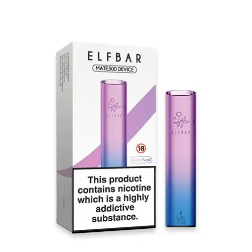 Aurora Purple- ElfBar Mate 500 Vape Kit Device