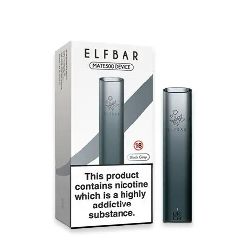 Black Grey- ElfBar Mate 500 Vape Kit Device