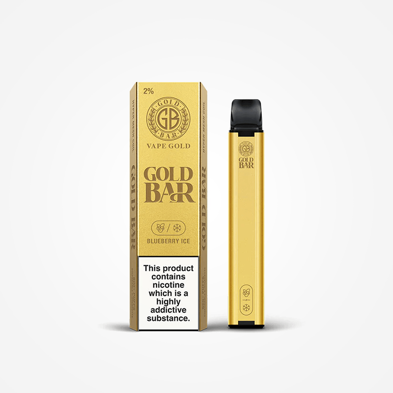 Blueberry Ice - Gold Bar 600 Pod Disposable Vape