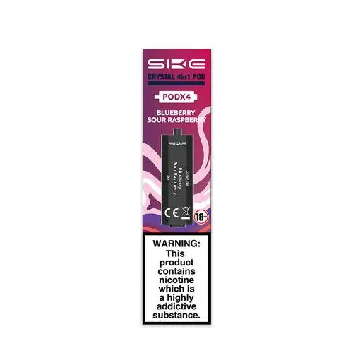 Blueberry Sour Raspberry - SKE Crystal 2400 4 IN 1 Prefilled Pod