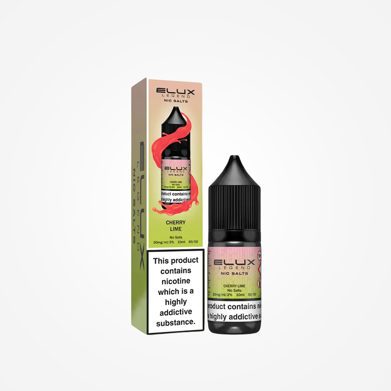 Elux Legend Nic Salt E-Liquids Cherry Lime - 10ml