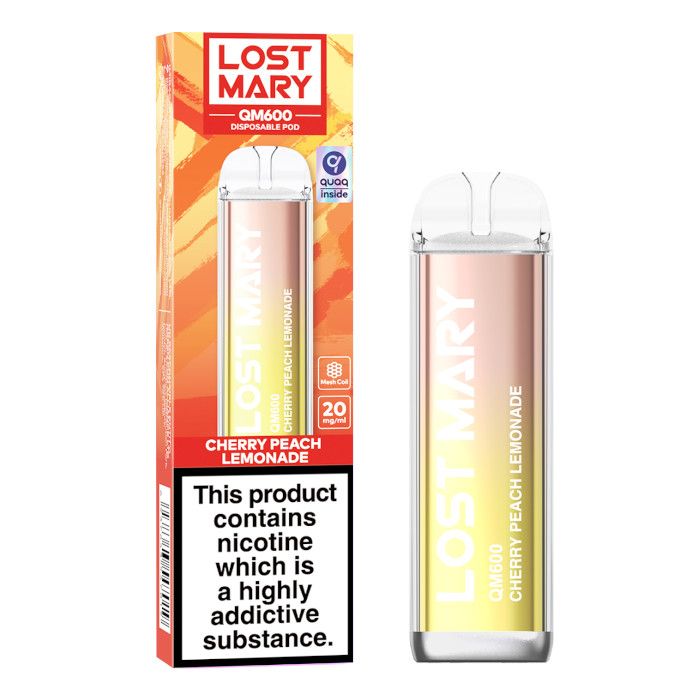 Cherry Peach Lemonade - Lost Mary QM600 Disposable Vape