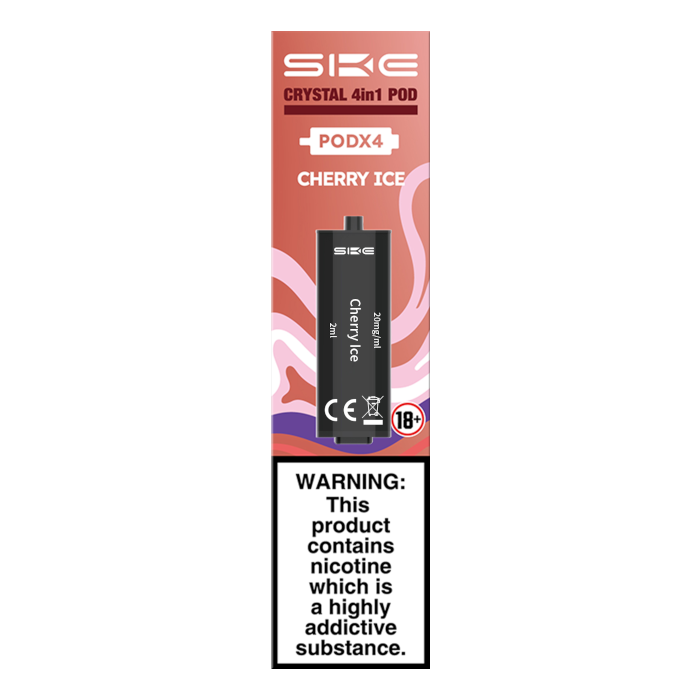 Cherry Ice - SKE Crystal 2400 4 IN 1 Prefilled Pod