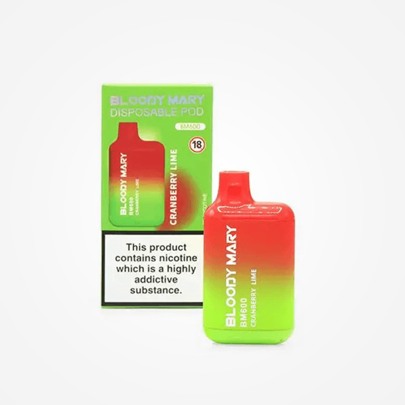 Cranberry Lime - Bloody Mary BM600 Disposable Vape Kit