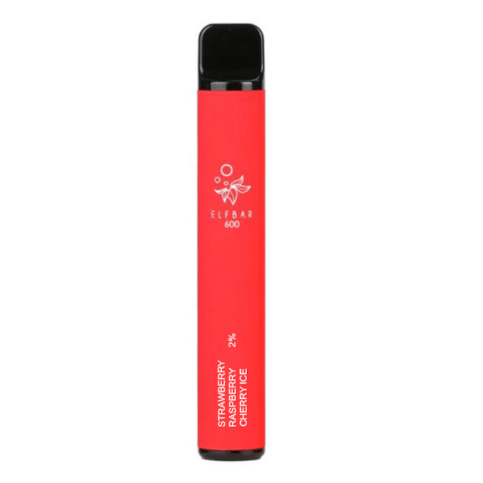 Strawberry Raspberry Cherry Ice - ELFBAR 600 Disposable Vape