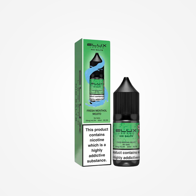 Elux Legend Nic Salt E-Liquids Fresh Menthol Mojito - 10ml