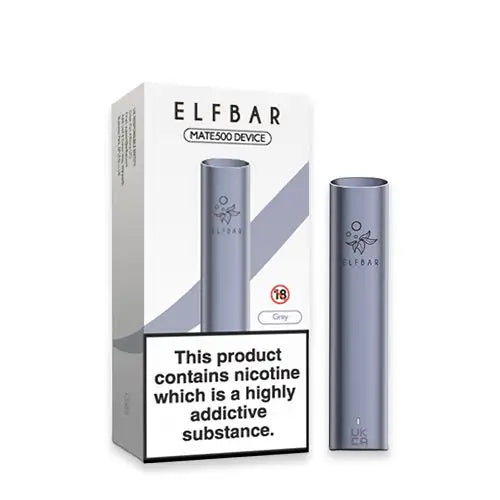 Grey - ElfBar Mate 500 Vape Kit Device