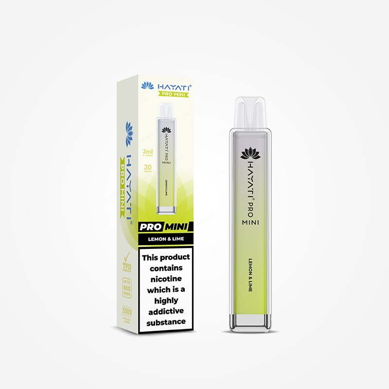 Lemon & Lime - Hayati Pro 600 Mini Disposable Vape Kit