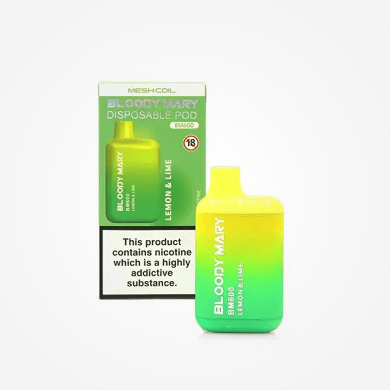 Lemon Lime - Bloody Mary BM600 Disposable Vape Kit