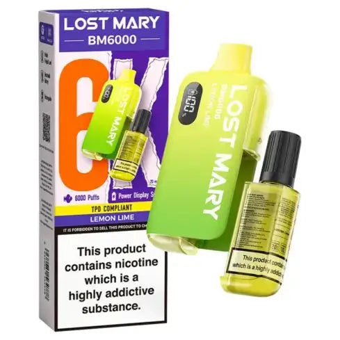 Lemon Lime - Lost Mary BM6000 Big Puff Vape Kit