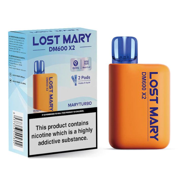 Lost Mary DM600 X2 Disposable Pod Vape Kit