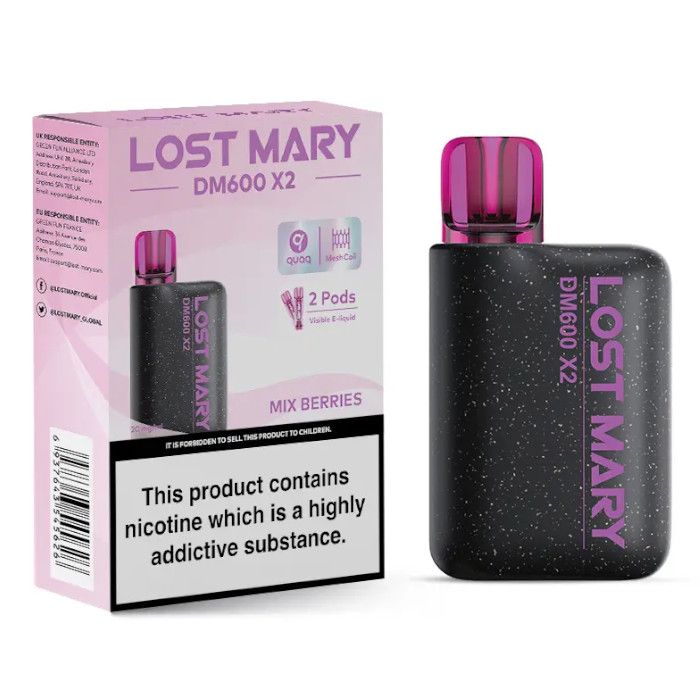 Lost Mary DM600 X2 Disposable Pod Vape Kit