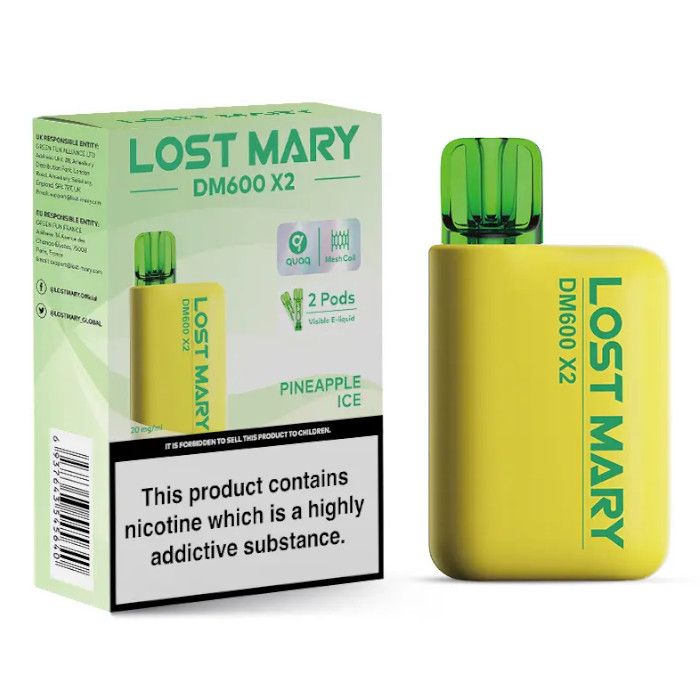 Lost Mary DM600 X2 Disposable Pod Vape Kit