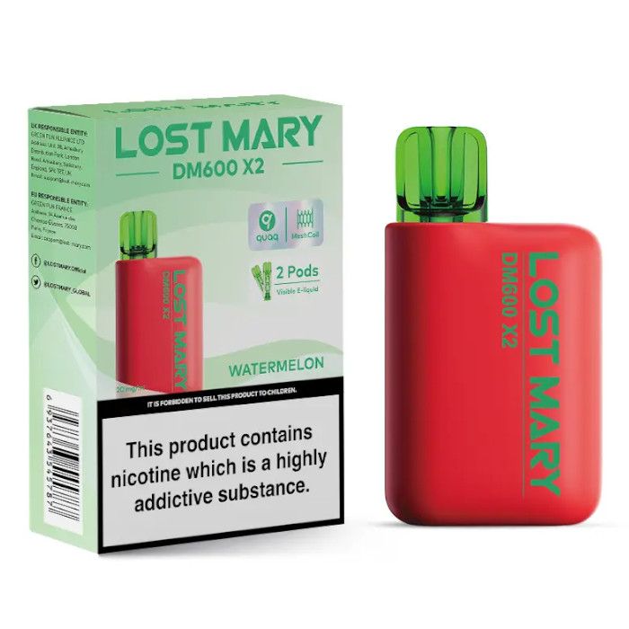 Lost Mary DM600 X2 Disposable Pod Vape Kit