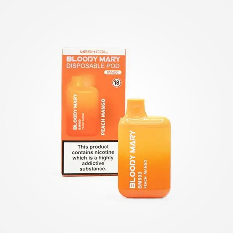 Peach Mango - Bloody Mary BM600 Disposable Vape Kit