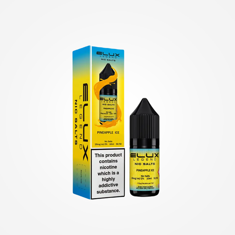 Elux Legend Nic Salt E-Liquids Pineapple Ice - 10ml